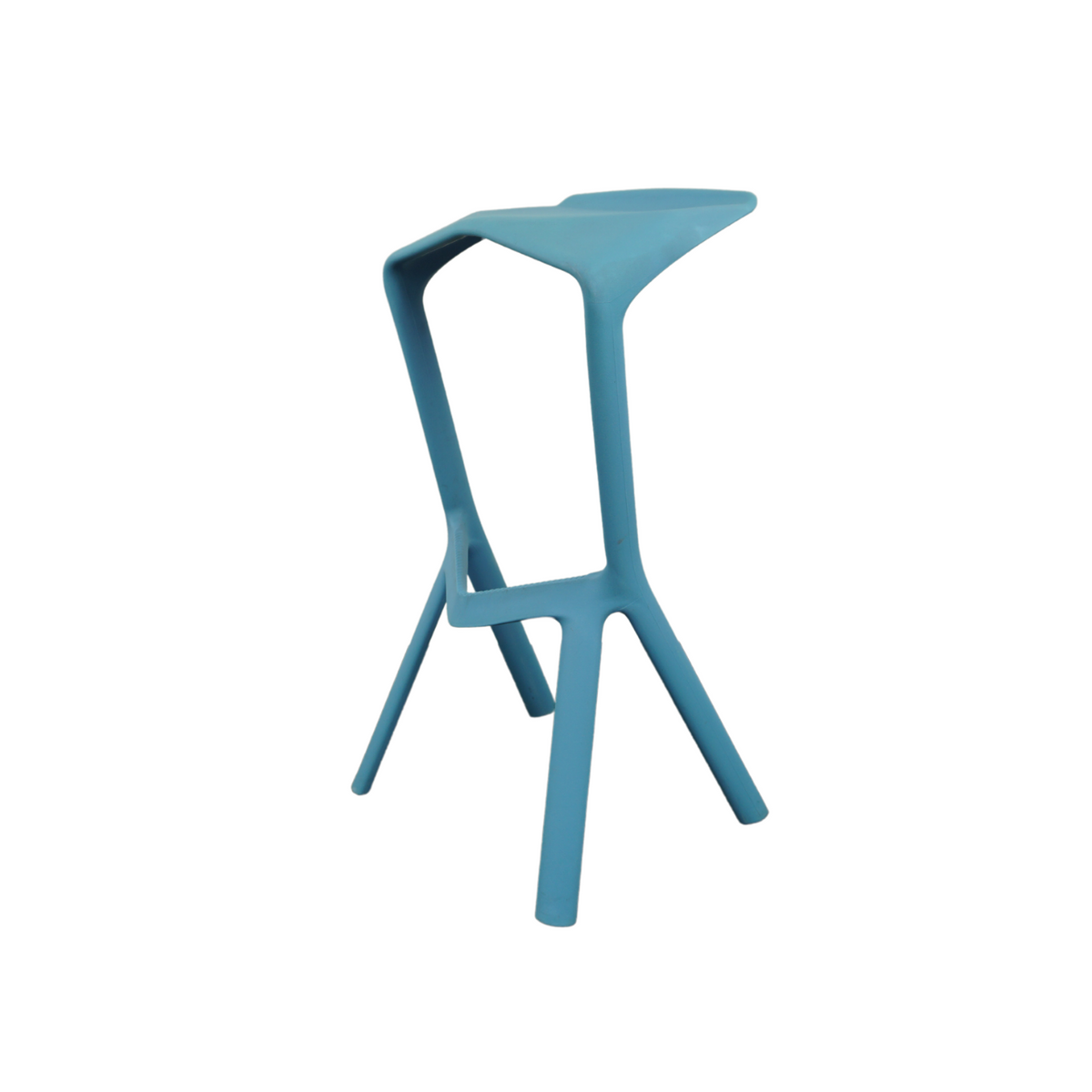 Plank Miura Barhocker Blau