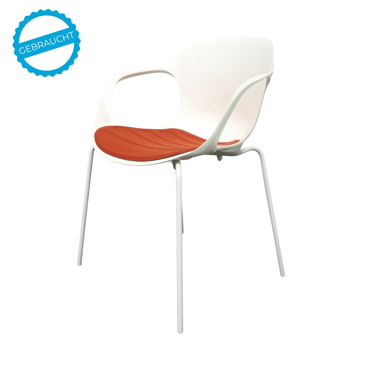 Fritz Hansen NAP KS 60 Design Stuhl | Weiß | Orange