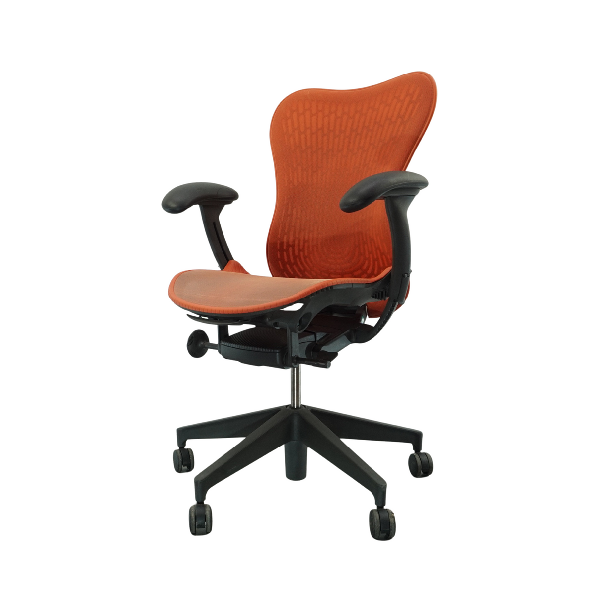 Herman Miller Mirra 2 Bürodrehstuhl | Rückenlehne gepolstert | Orange