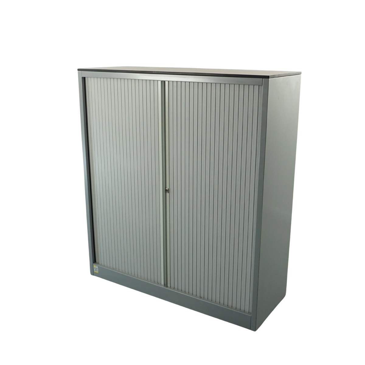 Jalousieschrank | Aktenschrank | 134 x 120 x 45,5 cm | Grau