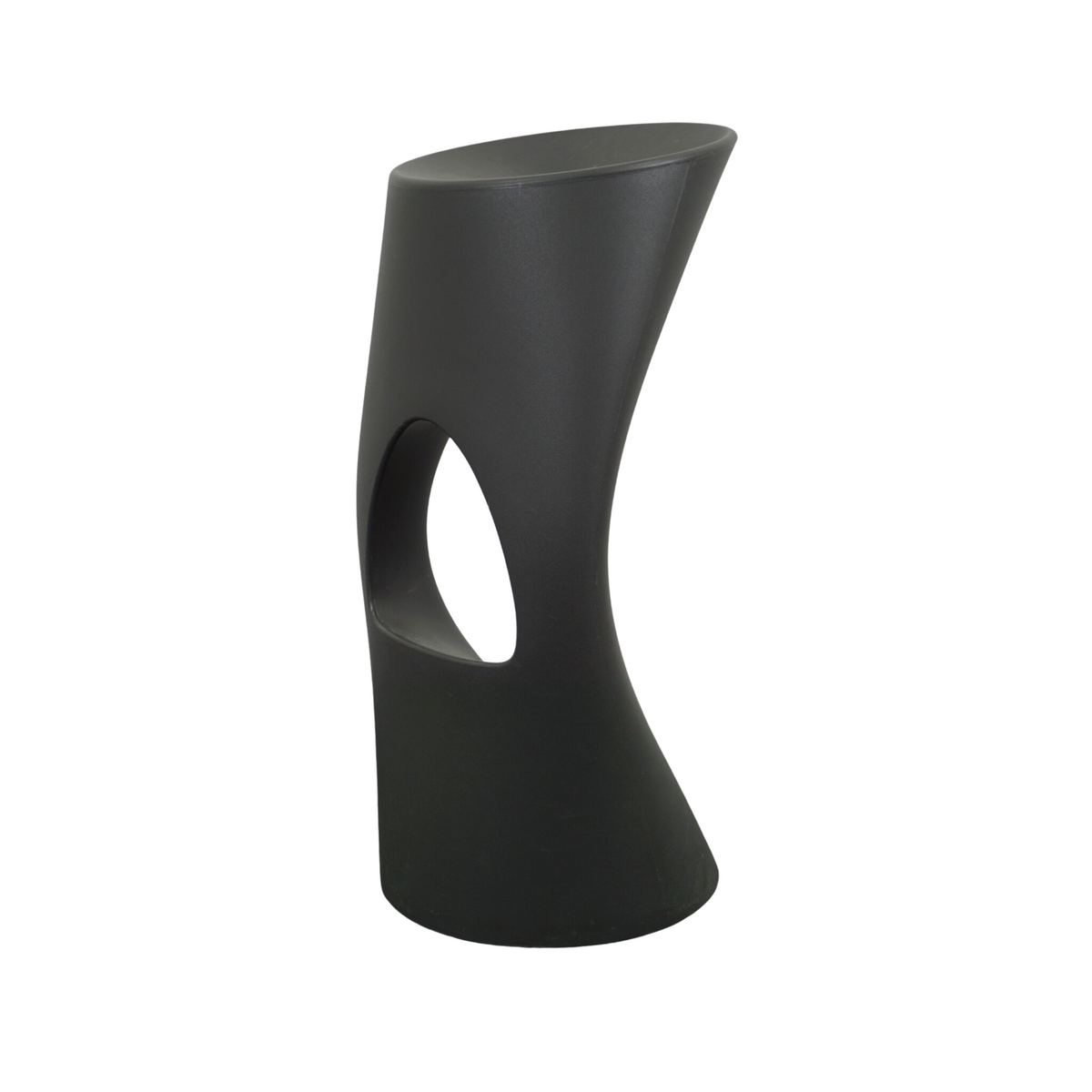 Mobles 114 Barcelona Flod Barhocker | Anthrazit | Sitzhöhe ca. 77 cm