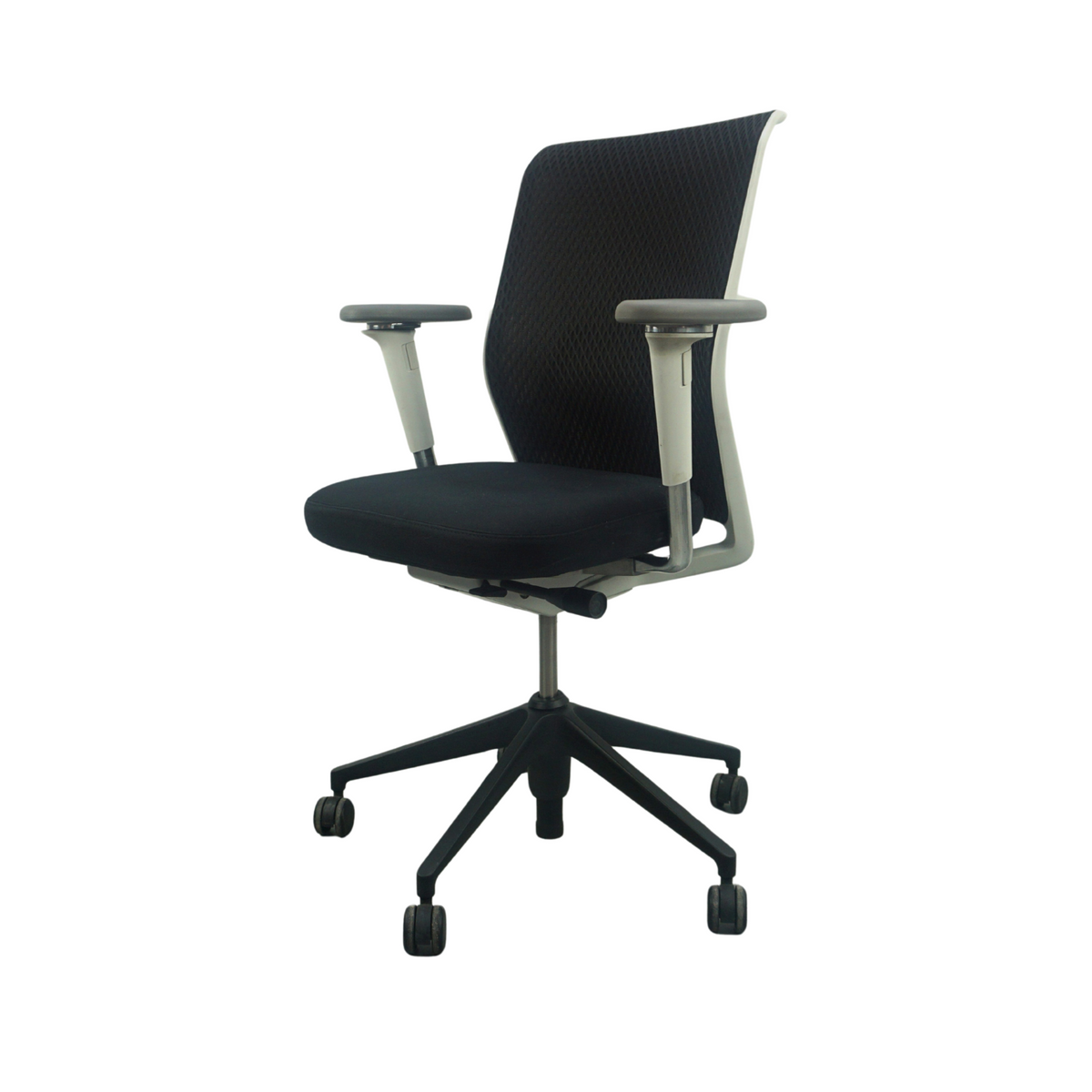 Vitra ID Mesh Bürodrehstuhl | Schwarz-Weiß