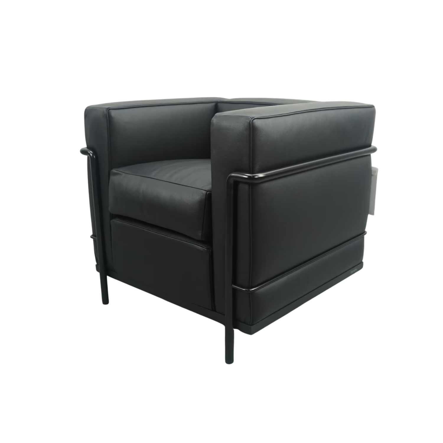 Cassina LC2 Design Sessel | Schwarz | Leder | Neu