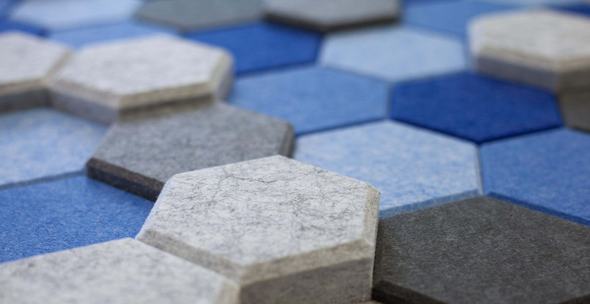 RMOffice Akustik Wanddekoration 9 mm | Hexagon