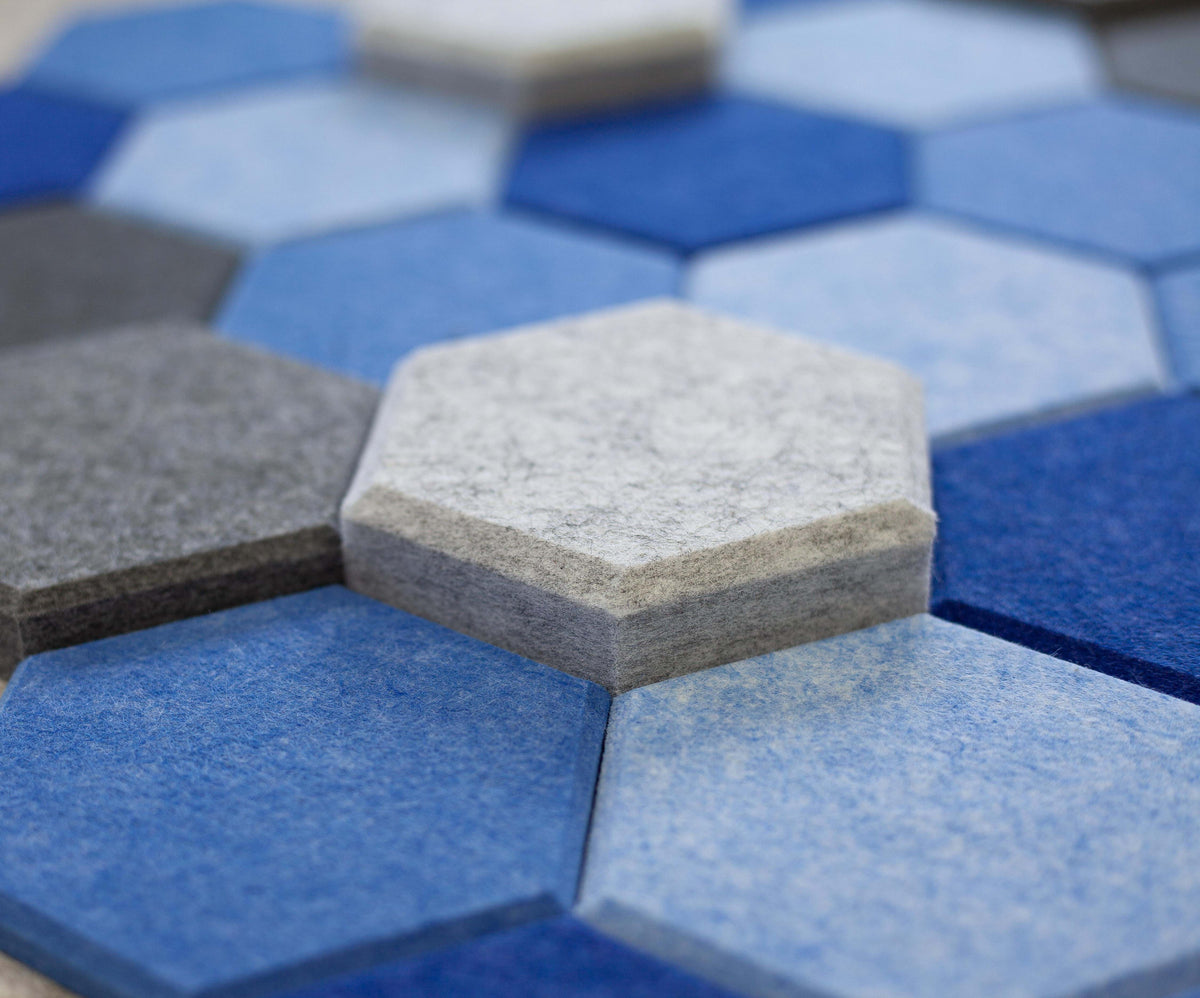 RMOffice Akustik Wanddekoration 18 mm | Hexagon