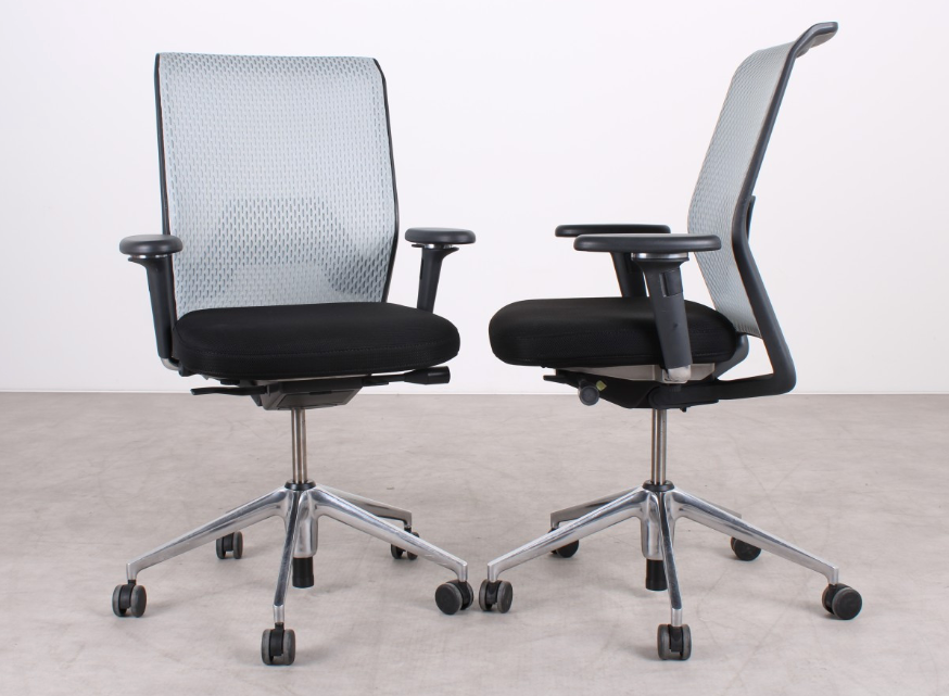Vitra ID Mesh Ergonomischer Bürostuhl | Grau | Refurbished
