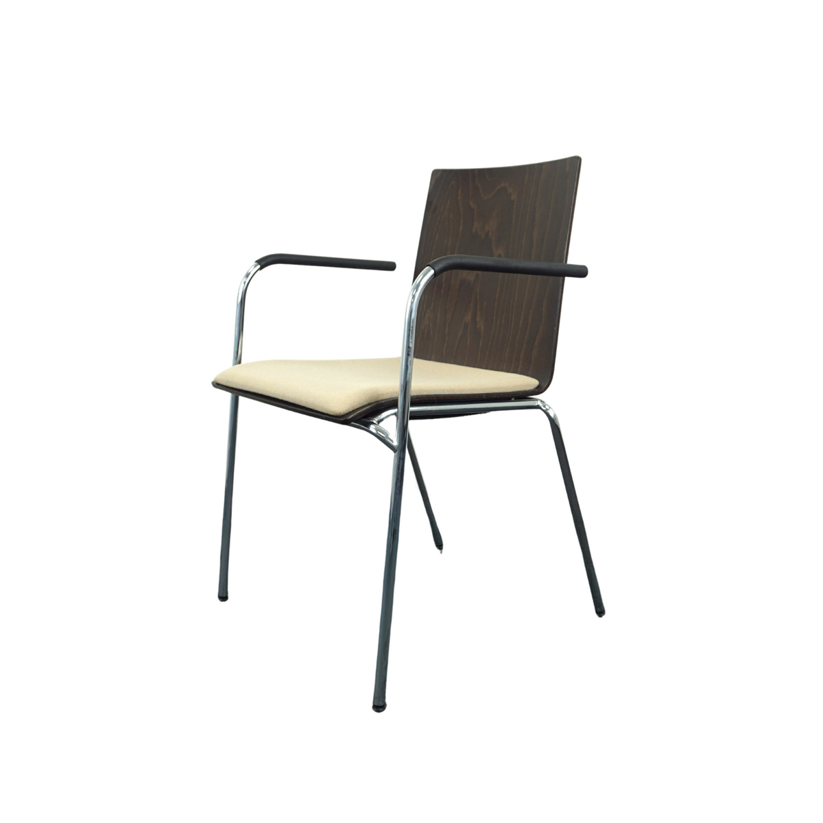 Thonet S160 Konferenzstuhl | Holz | Beige