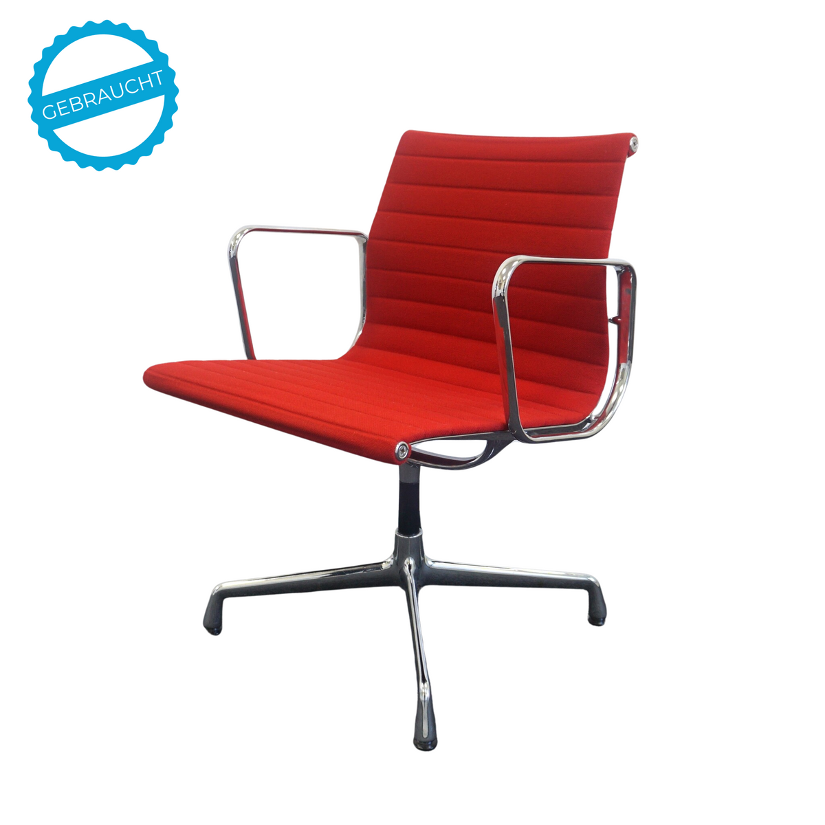 Vitra EA 107 Design Stuhl Konferenzstuhl | Rot | Hopsak