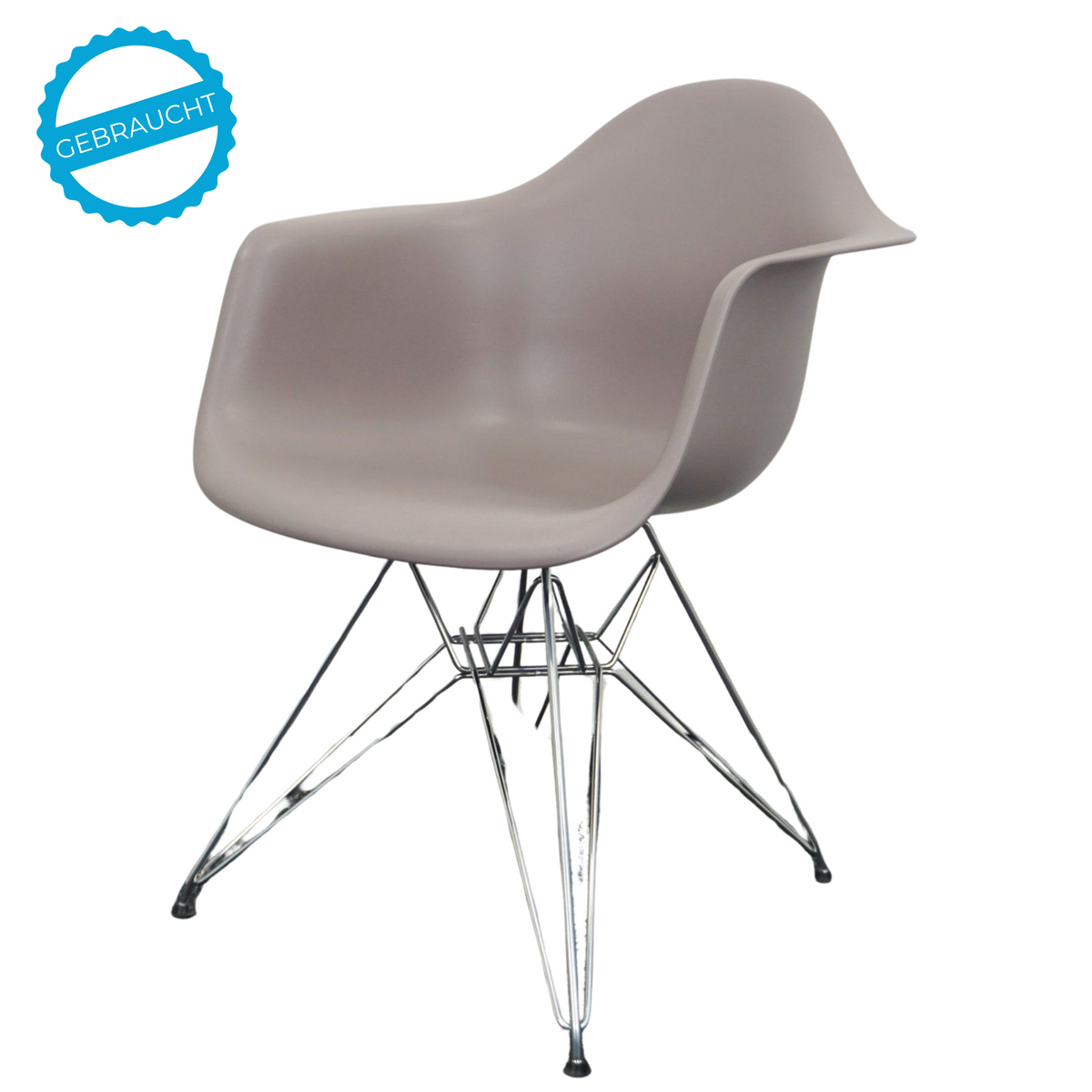 Vitra Eames Armchair DAR Design Stuhl | Grau
