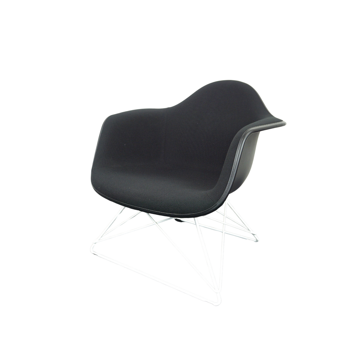 Vitra Eames Plastic Armchair LAR Design Sessel | Schwarz-Weiß
