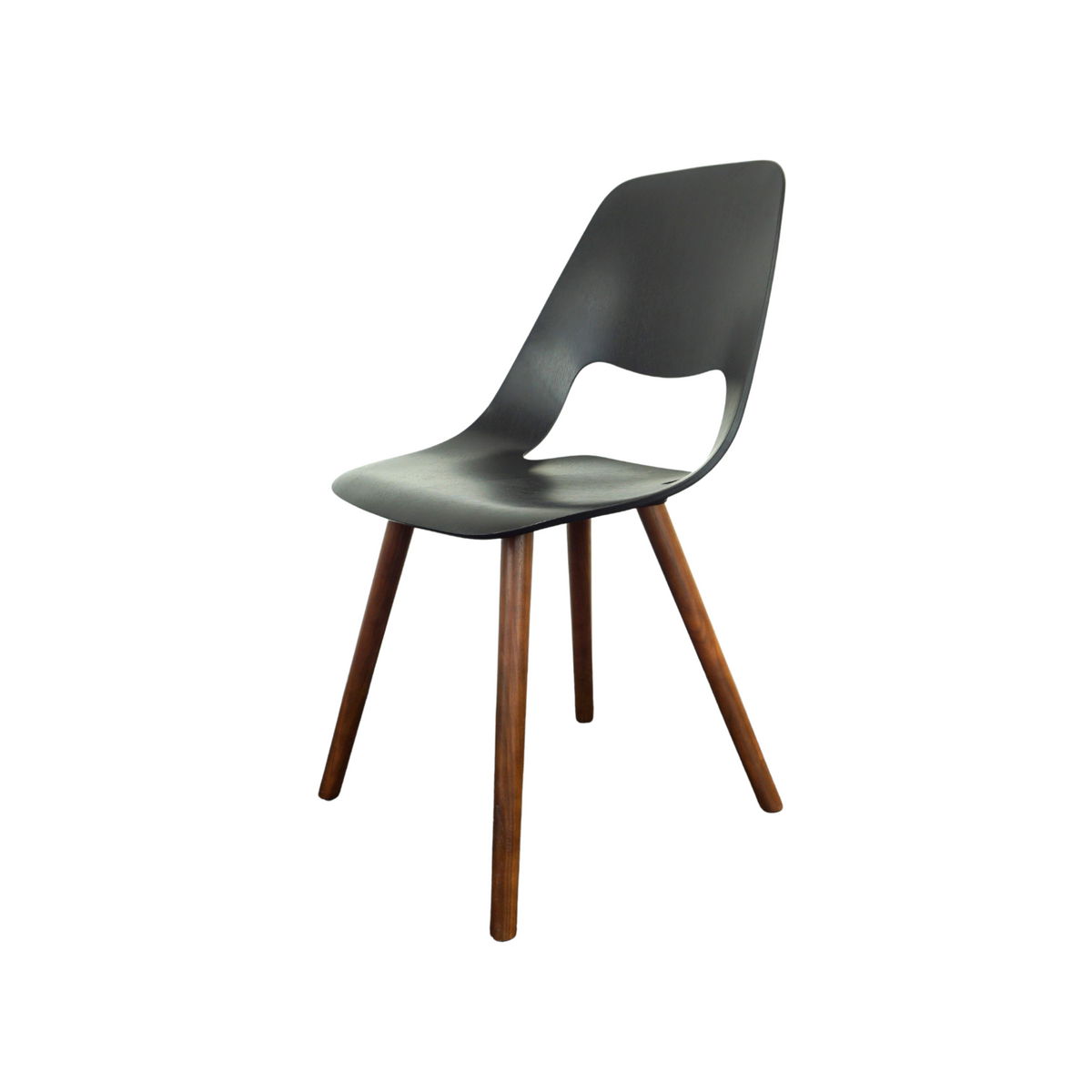 Vitra Jill Design Stuhl Holz Schwarz Braun R M Buro und Designmobel