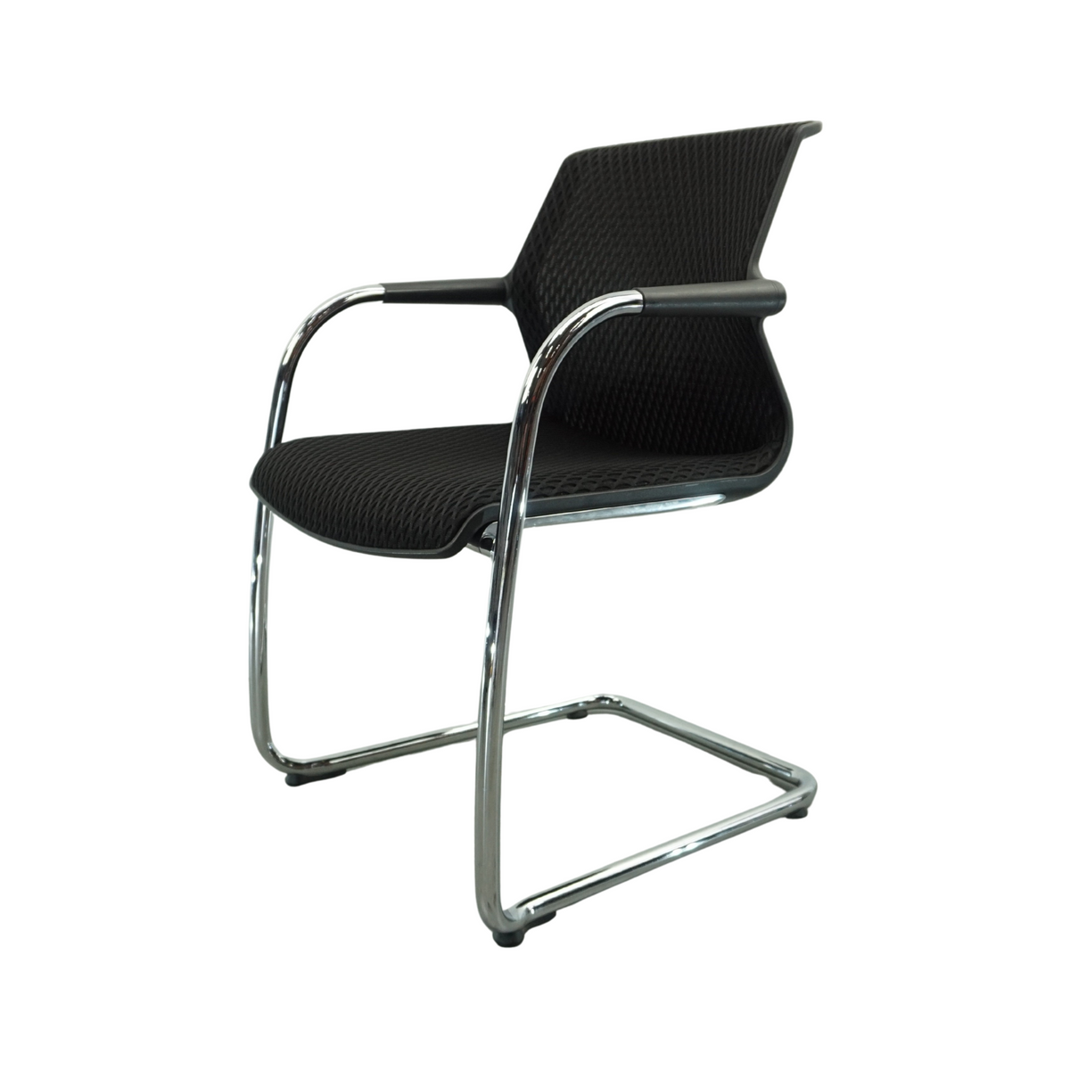 Vitra Unix Chair Freischwinger | Schwarz | Kunststoff