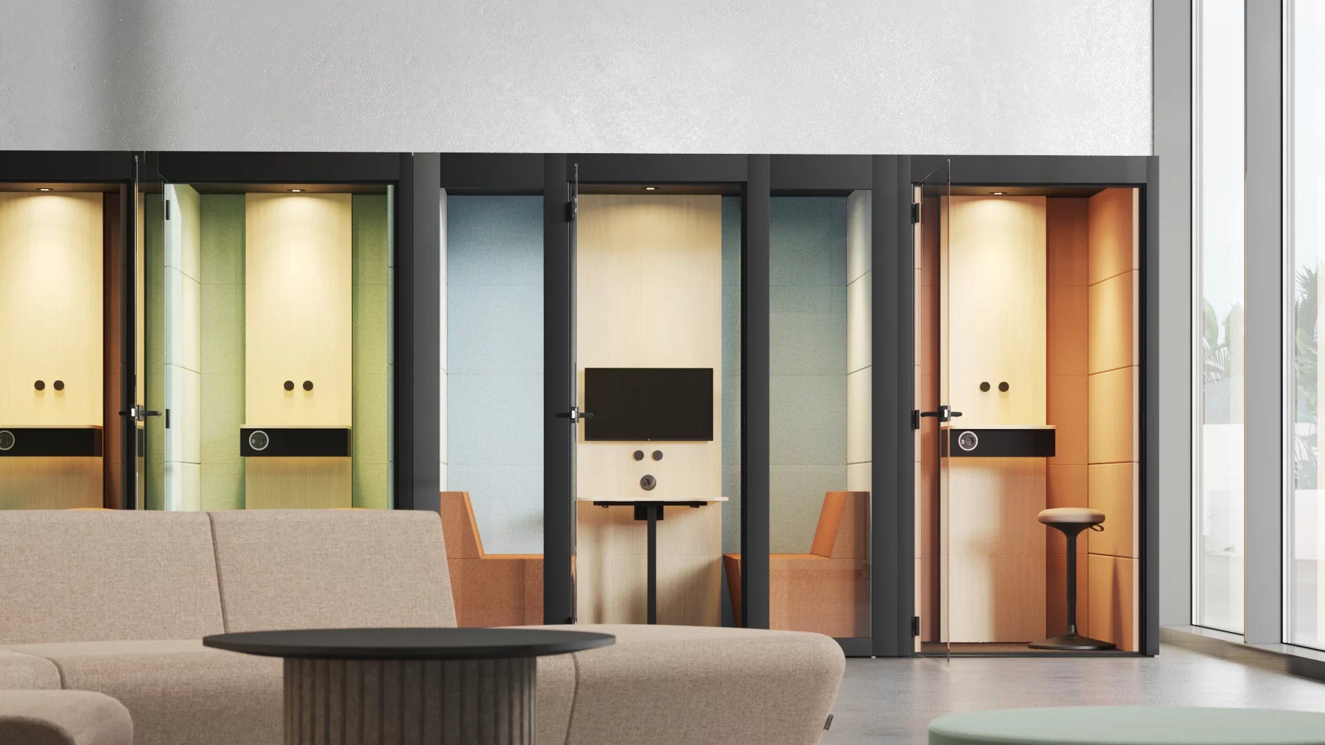 Narbutas Silent Room S | Akustikkabine – R&M Büro- und Designmöbel