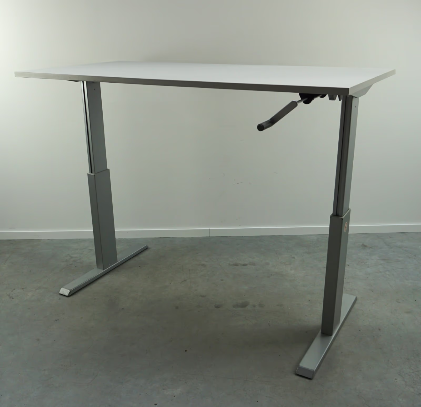 Actiforce Höhenverstellbarer Schreibtisch | Mit Kurbel | 160 x 80 cm