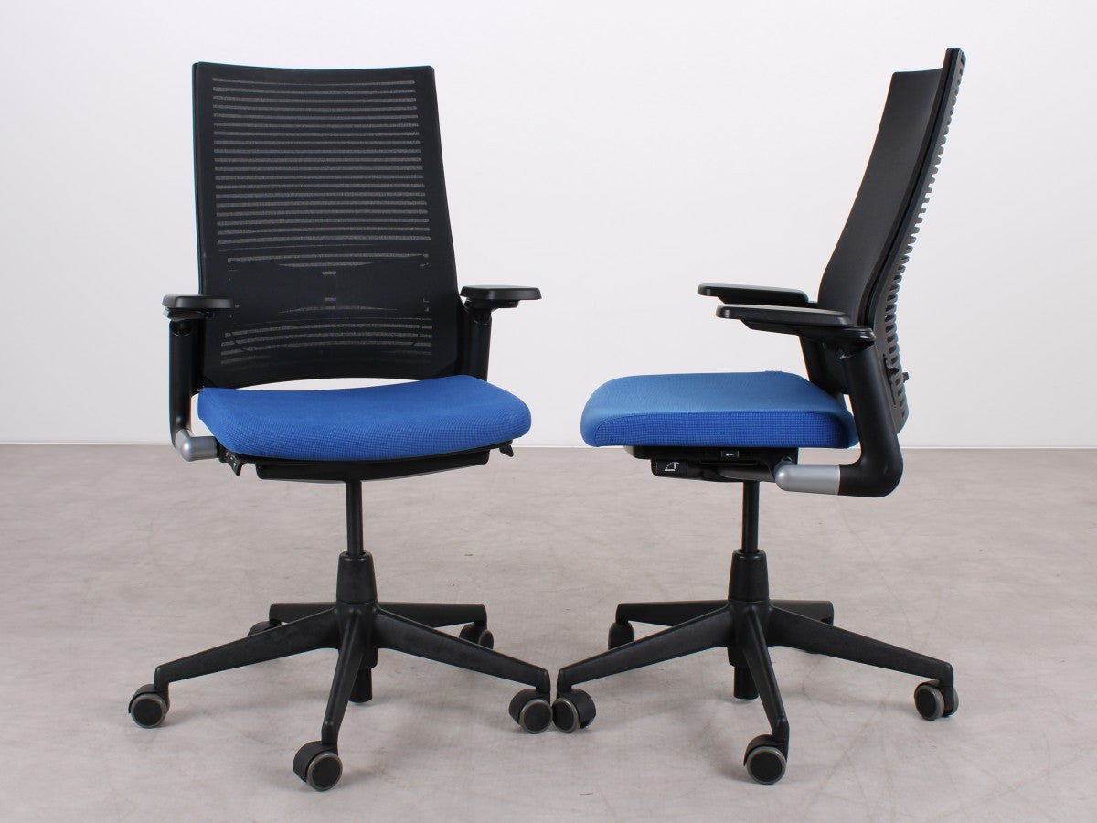 Ahrend 2020 Extra Verta ergonomischer Bürostuhl in Blau und Anthrazit