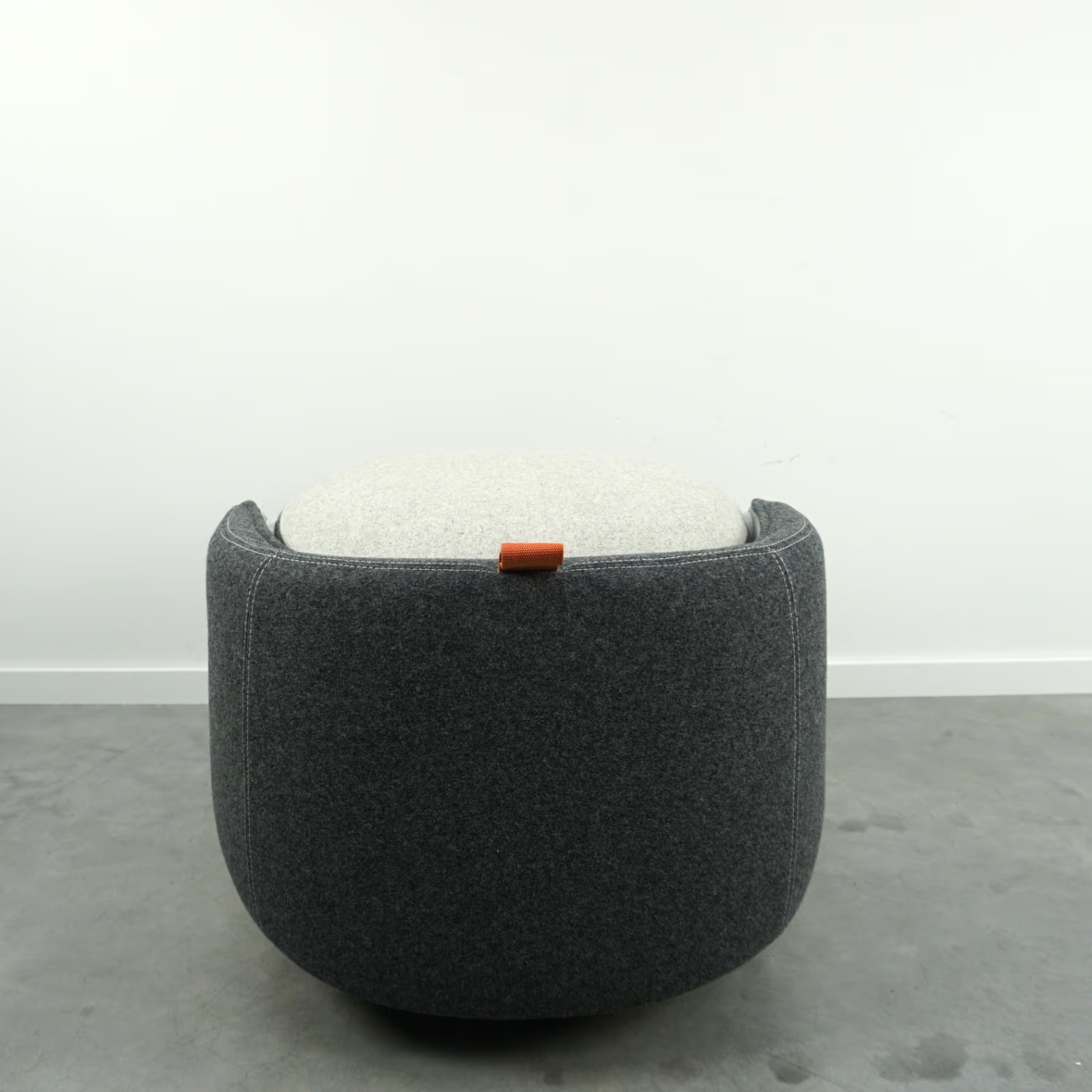 Haworth Openest Chick Pouf | Sessel | Grau Meliert