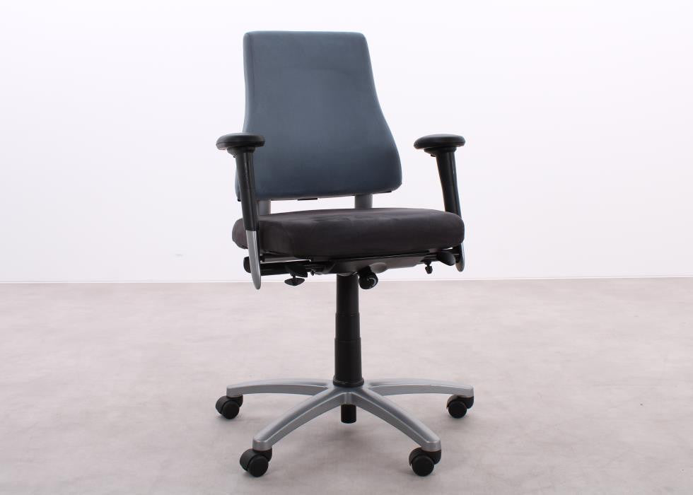 BMA Axia 2.2 ergonomischer Bürostuhl in Blaugrau und Grau