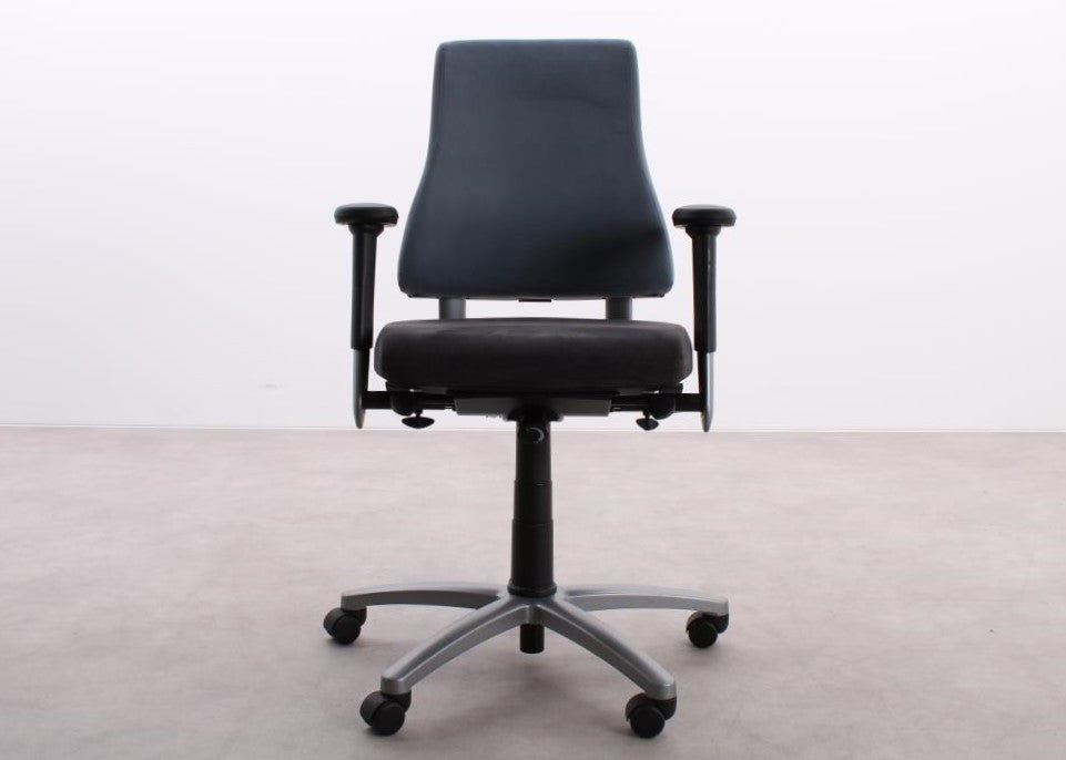 BMA Axia 2.2 ergonomischer Bürostuhl in Blaugrau und Grau