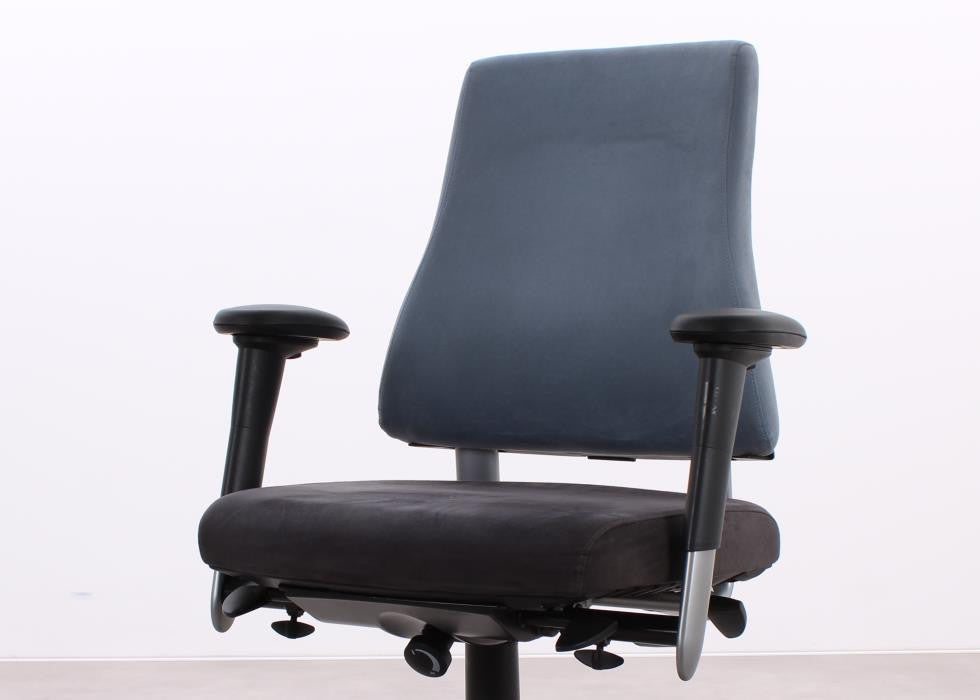 BMA Axia 2.2 ergonomischer Bürostuhl in Blaugrau und Grau