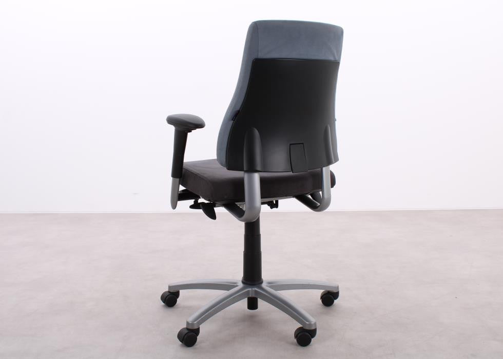 BMA Axia 2.2 ergonomischer Bürostuhl in Blaugrau und Grau