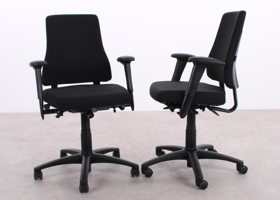 BMA Axia 2.2 ergonomischer Bürostuhl in Schwarz, refurbished