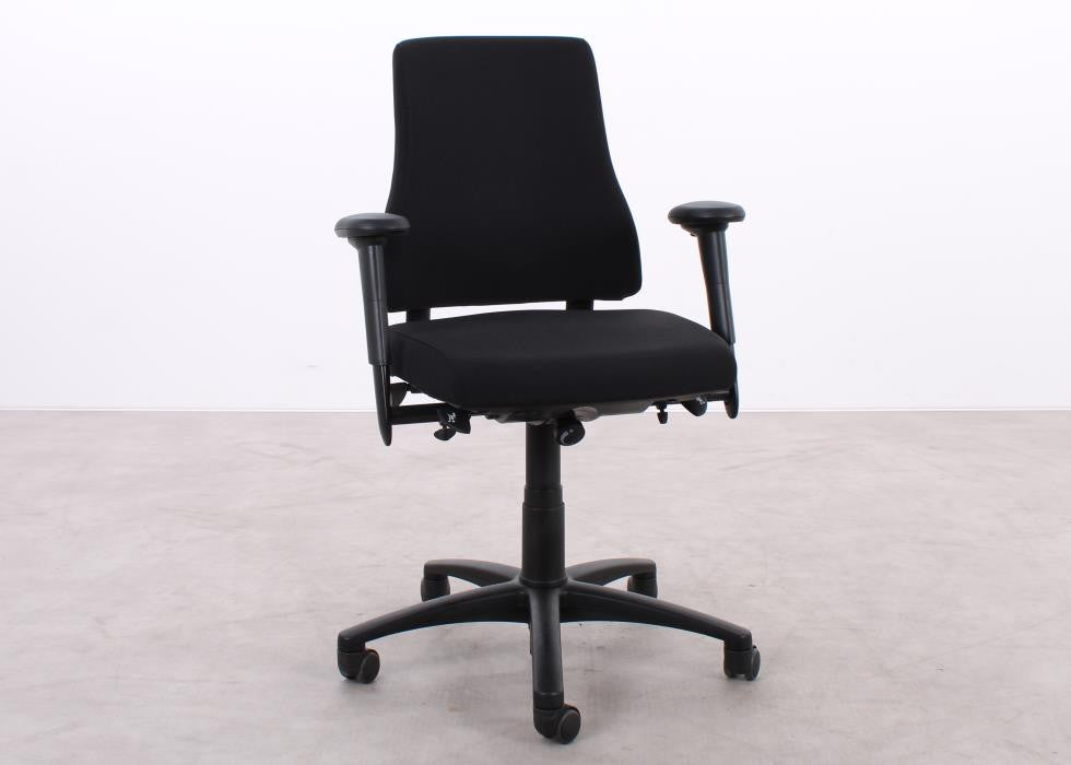 BMA Axia 2.2 ergonomischer Bürostuhl in Schwarz, refurbished