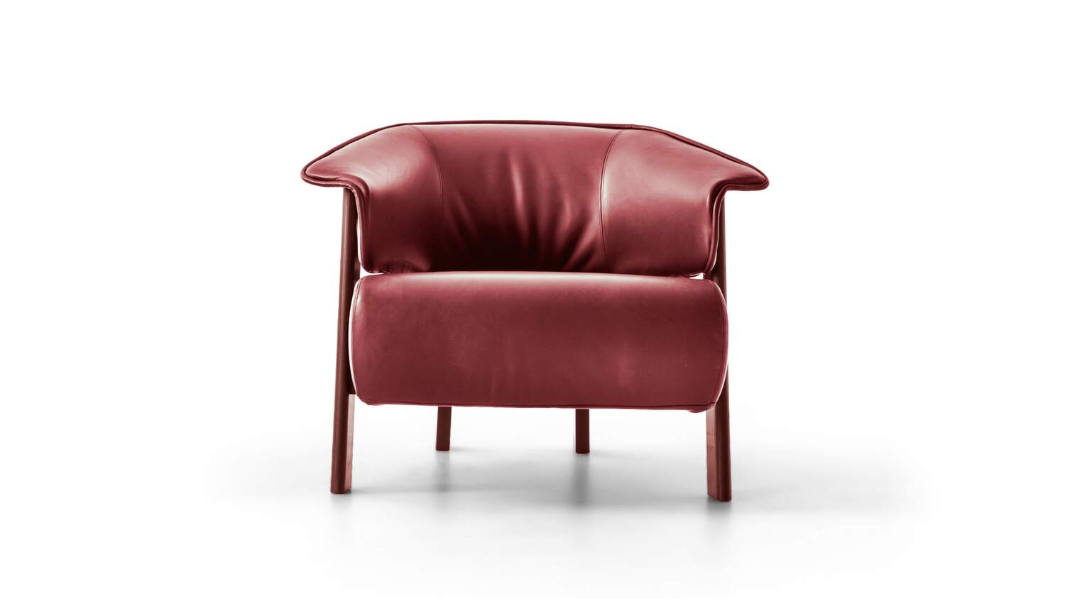 Cassina Back-Wing Armchair Leder Rot