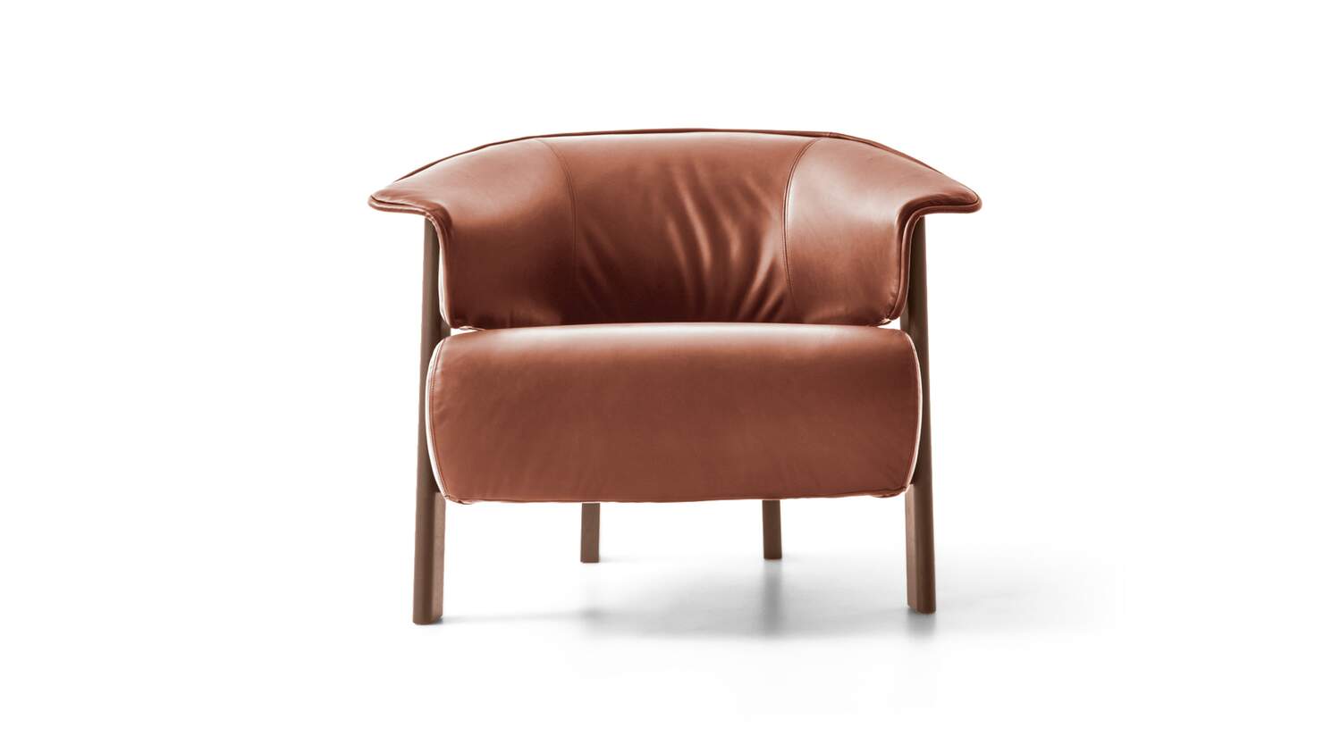 Cassina Back-Wing Armchair Leder Braun