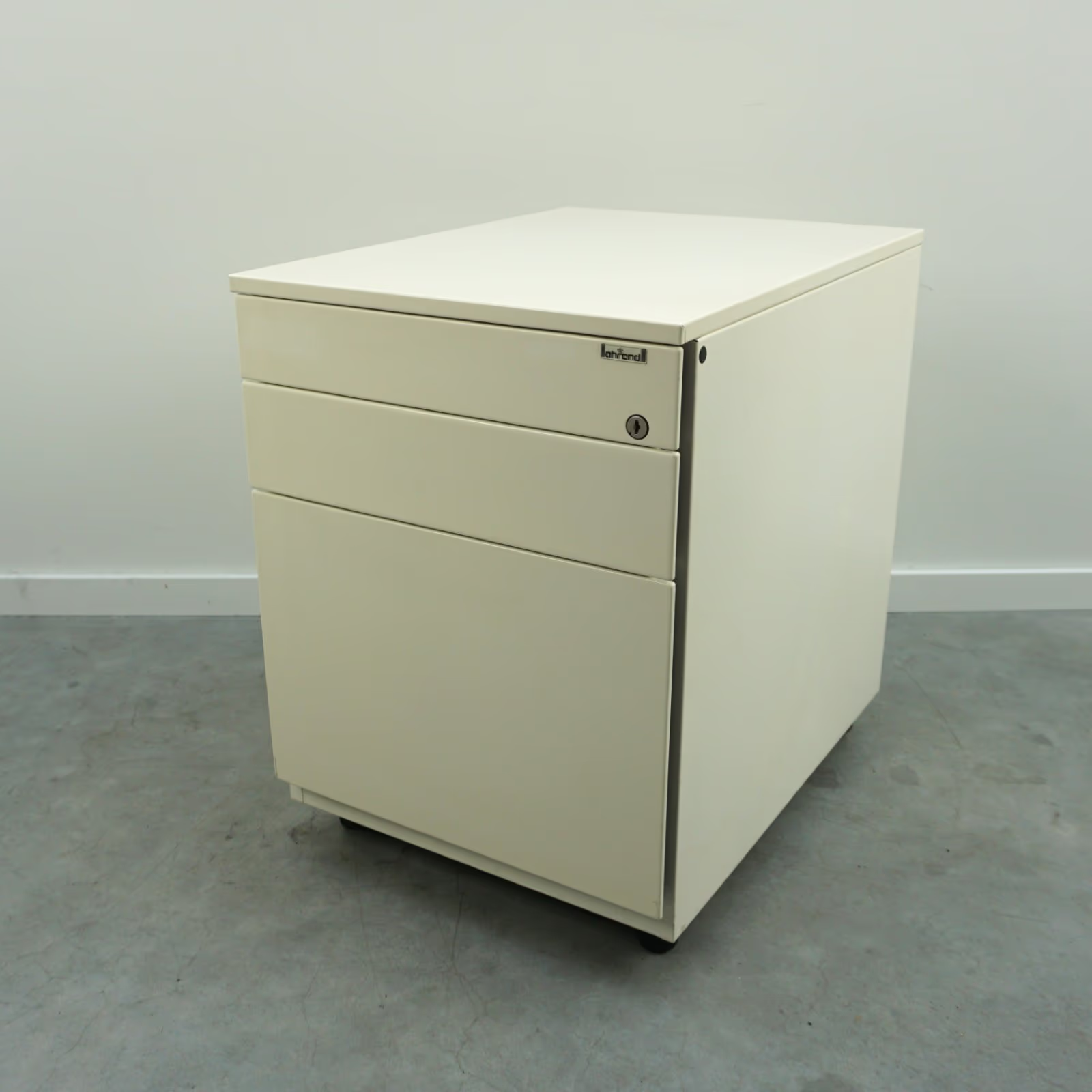 Ahrend Rollcontainer | 3 Schubladen | Creme | 57 x 43 x 56 cm