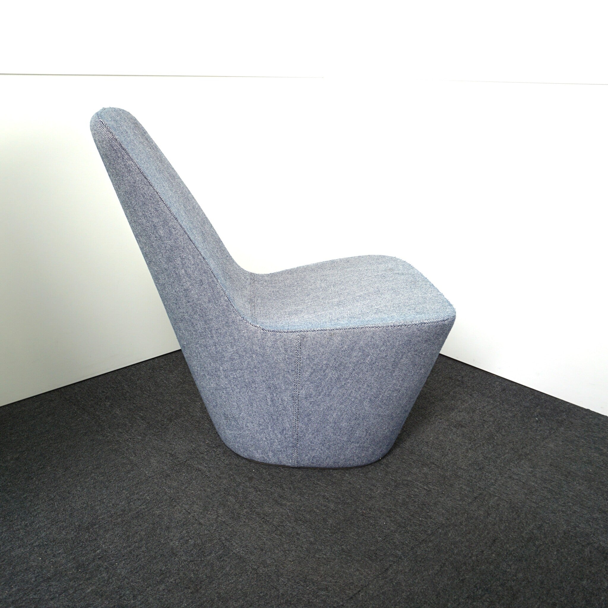 Vitra Monopod Design Sessel | Lounge Sessel | Blau