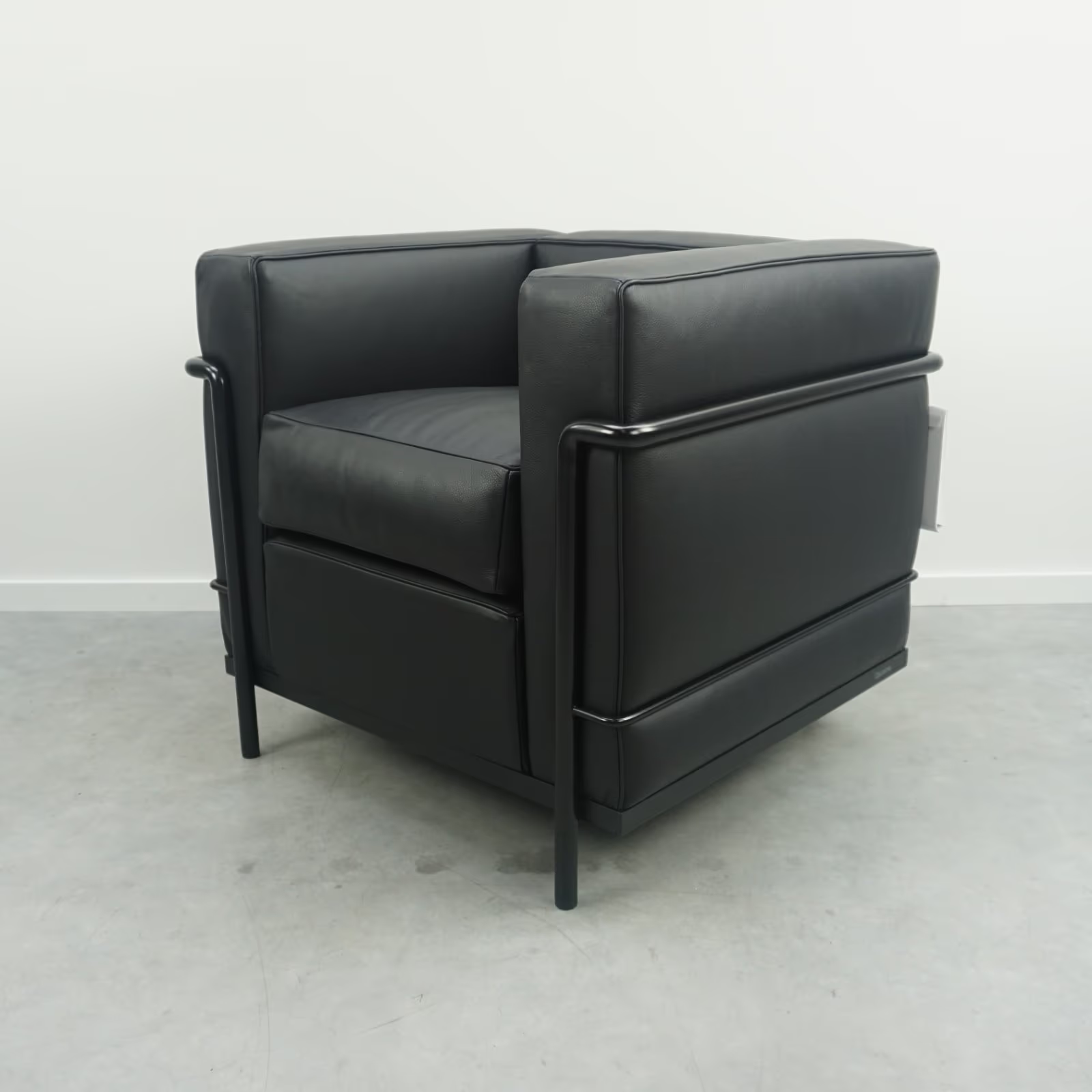 Cassina LC2 Design Sessel | Schwarz | Leder | Neu