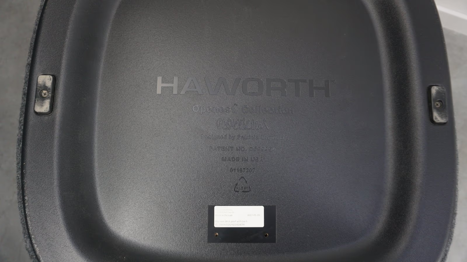Haworth Openest Chick Pouf | Sessel | Grau Meliert