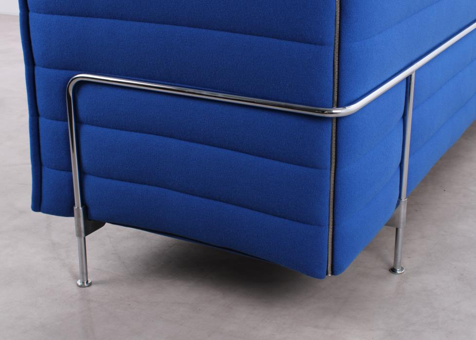 Gebrauchte Vitra Alcove Sofas in Blau für Lounge und Empfangsbereich
