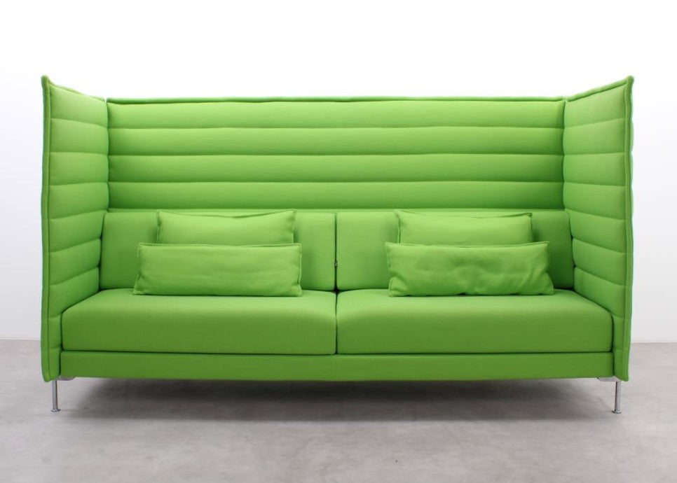 Gebrauchte Vitra Alcove Sofas in Grün für Lounge und Empfangsbereich