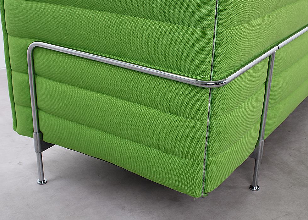 Gebrauchte Vitra Alcove Sofas in Grün für Lounge und Empfangsbereich