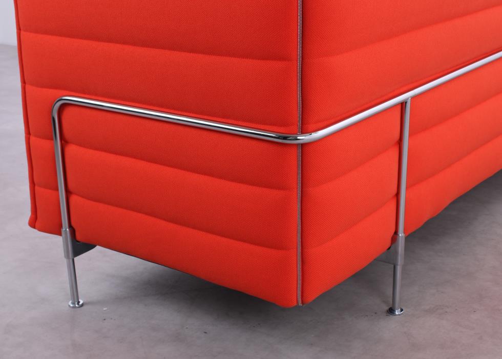 Gebrauchte Vitra Alcove Sofas in Orange Highback Ausführung
