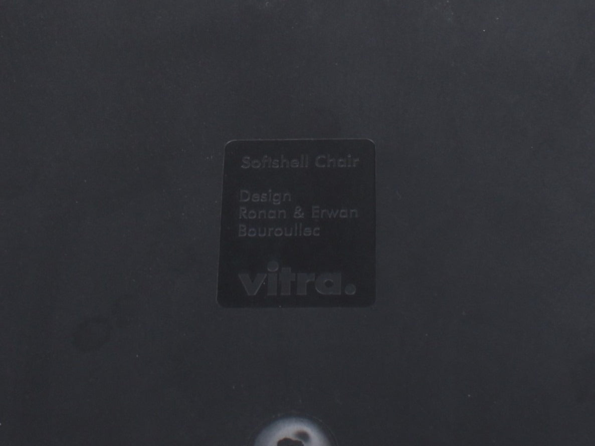 Gebrauchte Vitra Softshell Chair in Grau mit Armlehnen