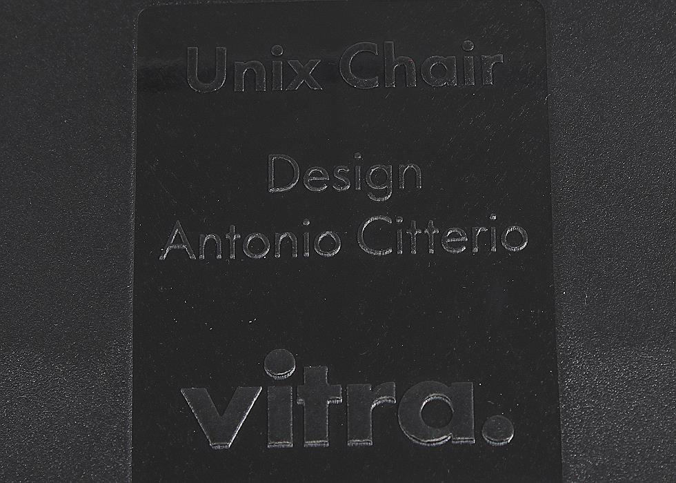 Gebrauchter Vitra Unix Chair Freischwinger in Schwarz mit Kunststoffschale