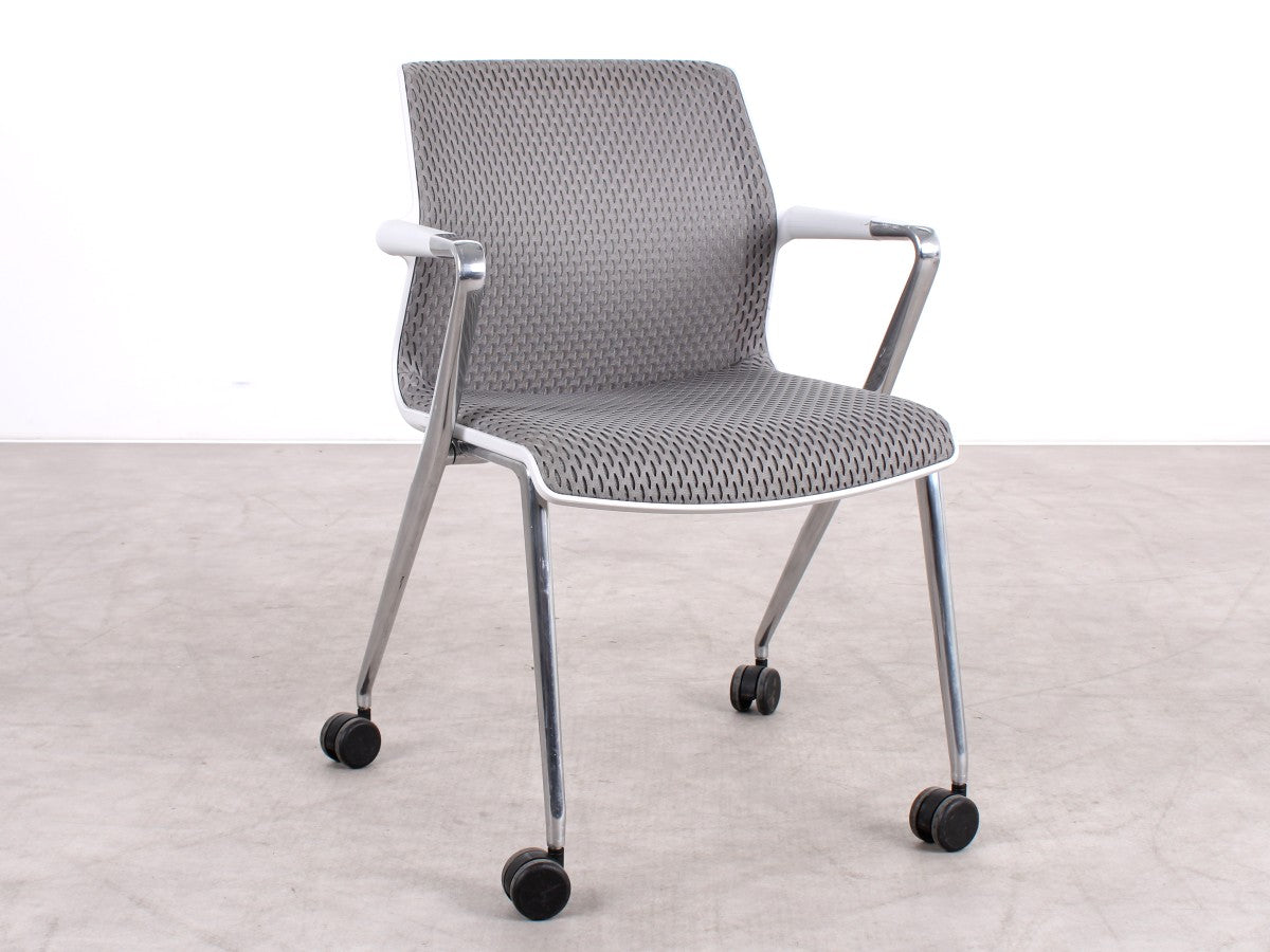 Gebrauchte Vitra Unix Chair Konferenzstuhl Grau