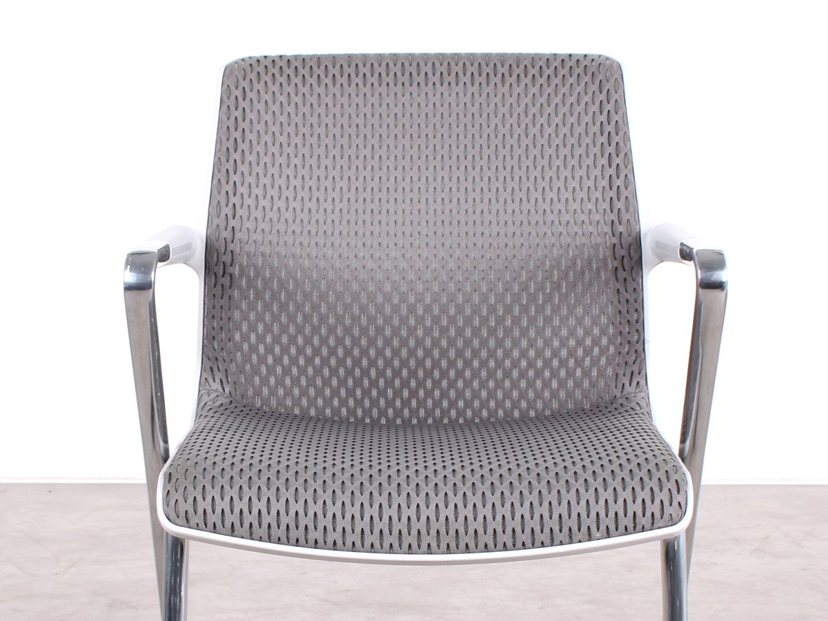 Gebrauchte Vitra Unix Chair Konferenzstuhl Grau