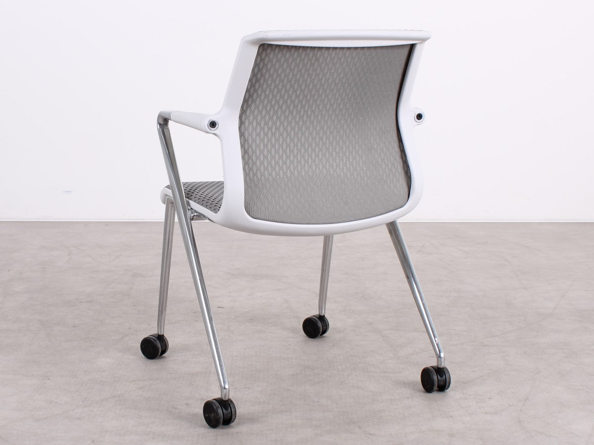 Gebrauchte Vitra Unix Chair Konferenzstuhl Grau