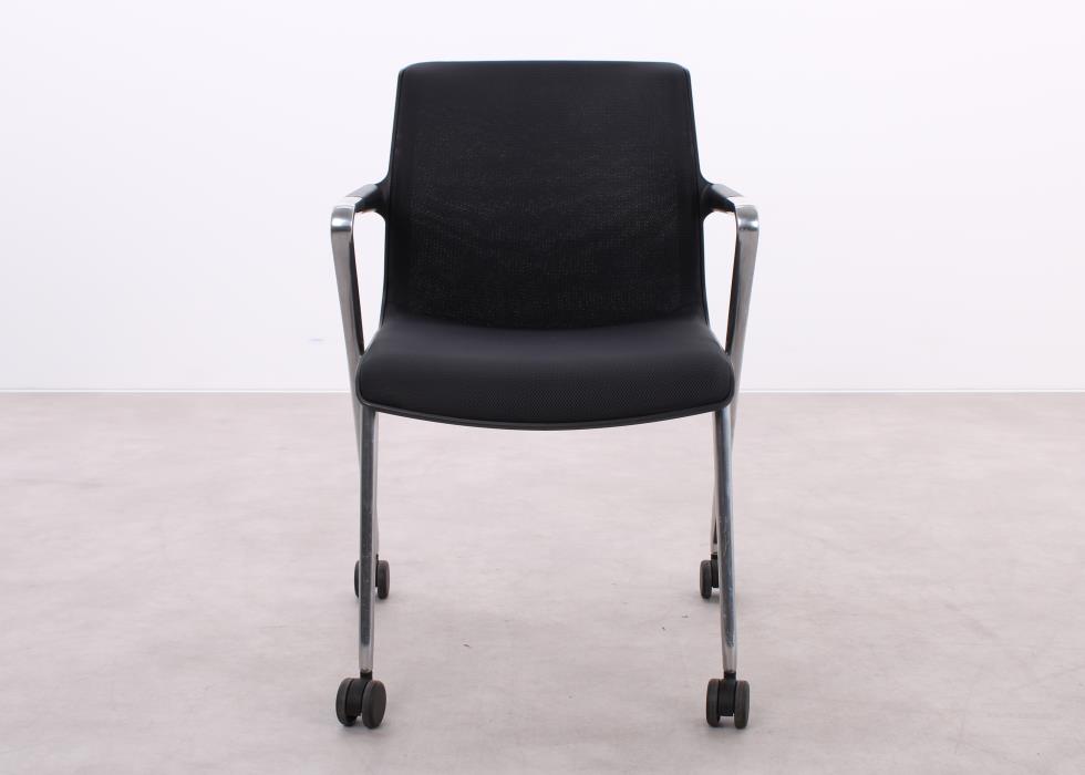 Gebrauchte Vitra Unix Chair Konferenzstuhl Schwarz