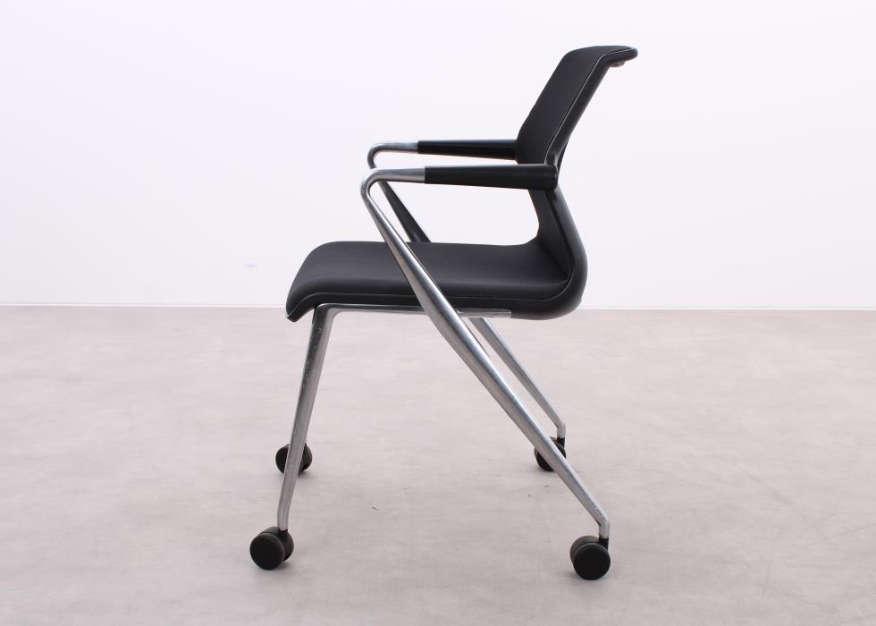 Gebrauchte Vitra Unix Chair Konferenzstuhl Schwarz