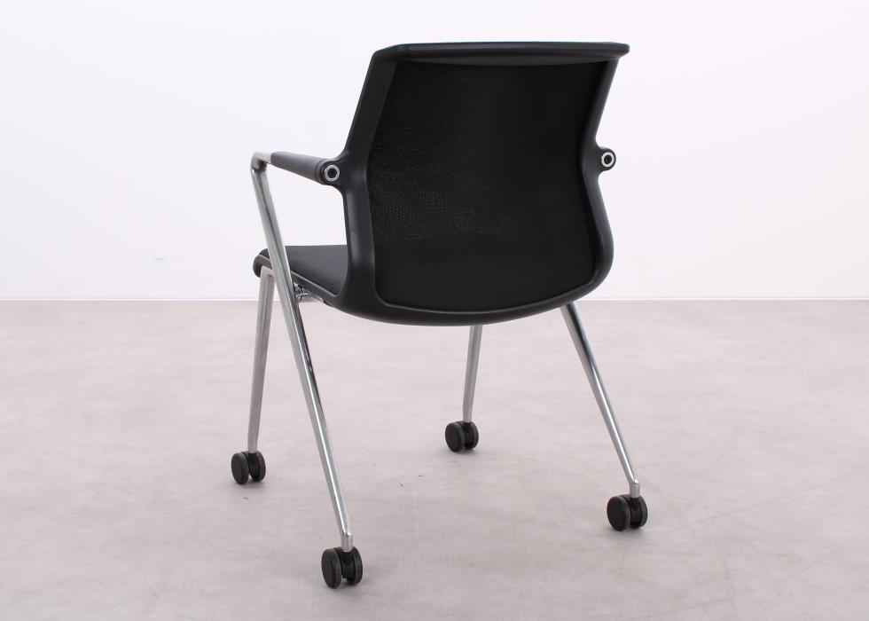 Gebrauchte Vitra Unix Chair Konferenzstuhl Schwarz
