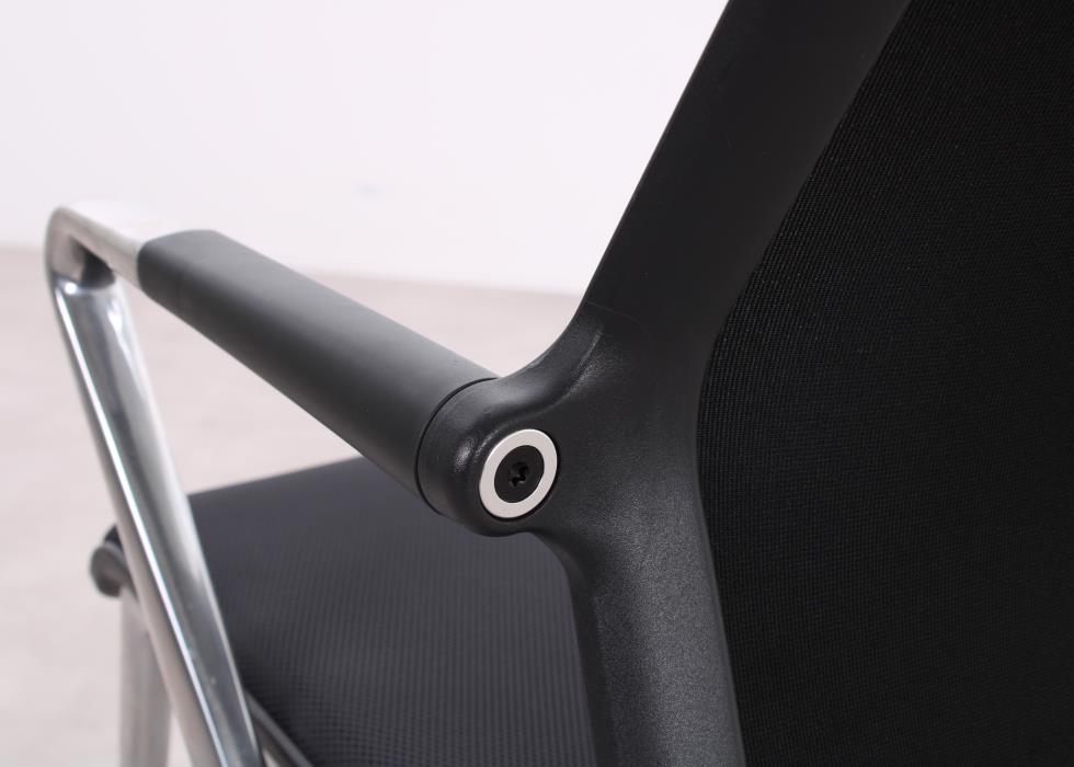 Gebrauchte Vitra Unix Chair Konferenzstuhl Schwarz