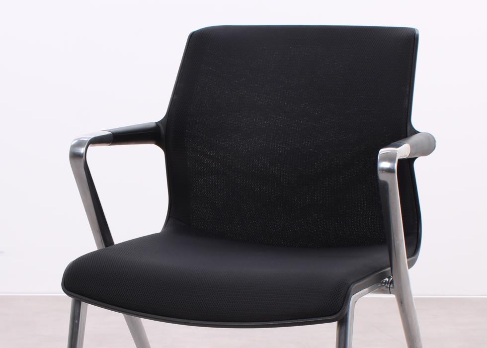 Gebrauchte Vitra Unix Chair Konferenzstuhl Schwarz