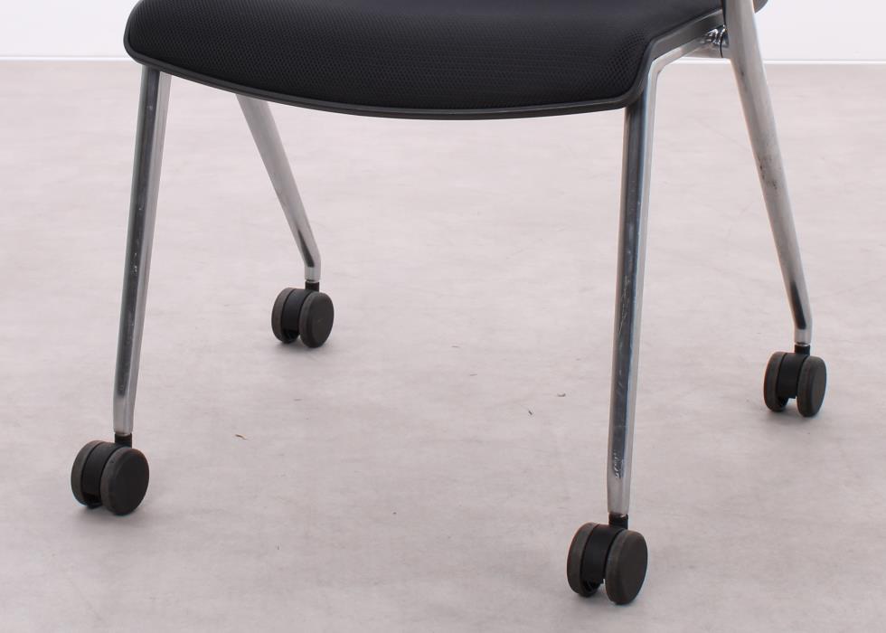 Gebrauchte Vitra Unix Chair Konferenzstuhl Schwarz