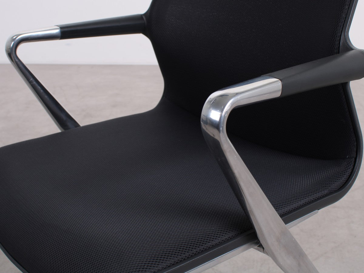 Gebrauchte Vitra Unix Chair Konferenzstuhl Schwarz
