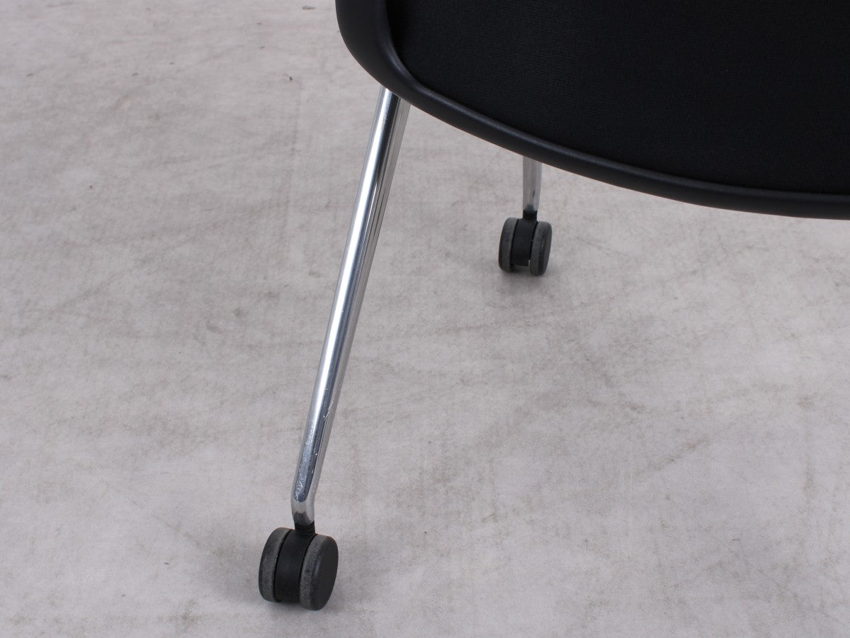 Gebrauchte Vitra Unix Chair Konferenzstuhl Schwarz