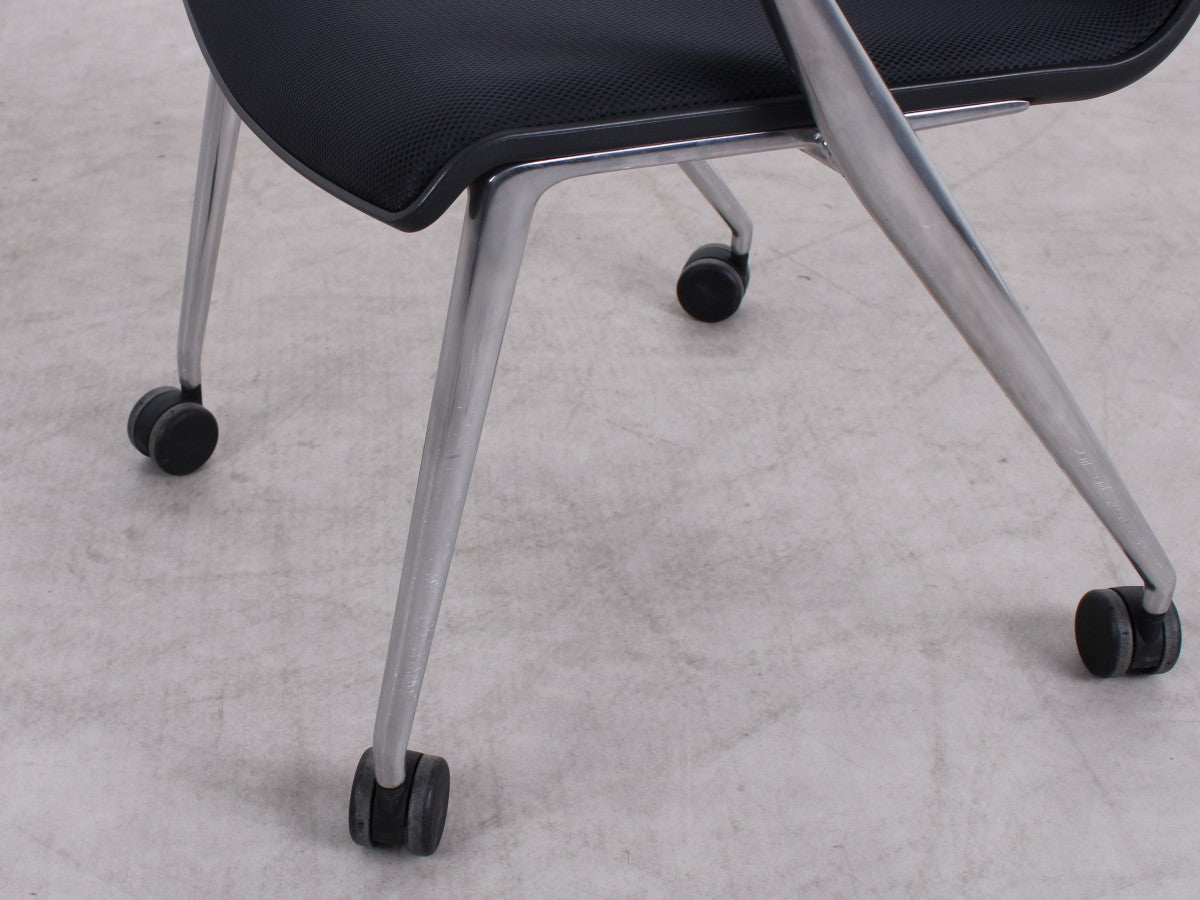Gebrauchte Vitra Unix Chair Konferenzstuhl Schwarz
